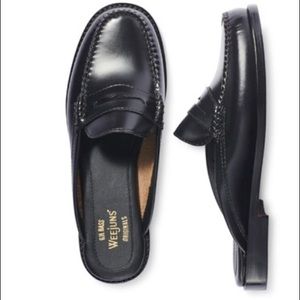 Weejuns Wynn Mule Black Loafers Womens 7 G.H. Bass & Co